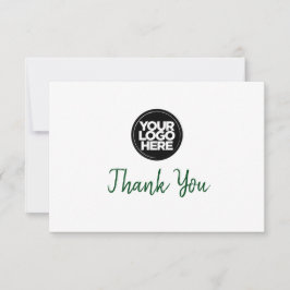 Custom Business Logo And Message Thank You Card 招待状