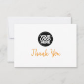 Custom Business Logo And Message Thank You Card 招待状 (正面)