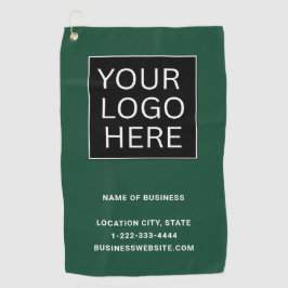 Custom Business Logo and Text ゴルフタオル