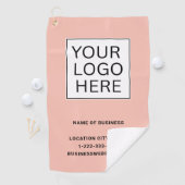 Custom Business Logo and Text ゴルフタオル (インサイチュ)