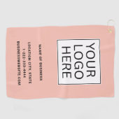 Custom Business Logo and Text ゴルフタオル (横)