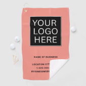 Custom Business Logo and Text ゴルフタオル (インサイチュ)