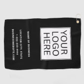 Custom Business Logo and Text ゴルフタオル (横)