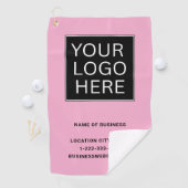 Custom Business Logo and Text ゴルフタオル (インサイチュ)