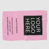 Custom Business Logo and Text ゴルフタオル (横)