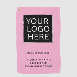 Custom Business Logo and Text ゴルフタオル
