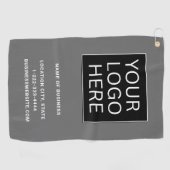 Custom Business Logo and Text ゴルフタオル (横)