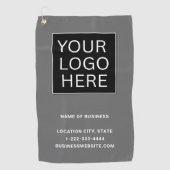 Custom Business Logo and Text ゴルフタオル (正面)