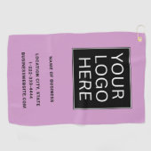 Custom Business Logo and Text ゴルフタオル (横)