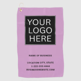 Custom Business Logo and Text ゴルフタオル