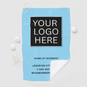 Custom Business Logo and Text ゴルフタオル (インサイチュ)