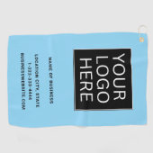 Custom Business Logo and Text ゴルフタオル (横)