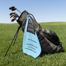 Custom Business Logo and Text ゴルフタオル