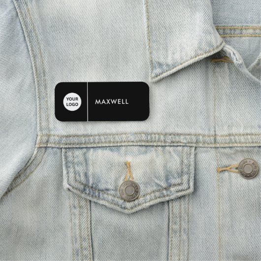 Custom Business Logo | Basic Employee Staff 名札 (インサイチュ)