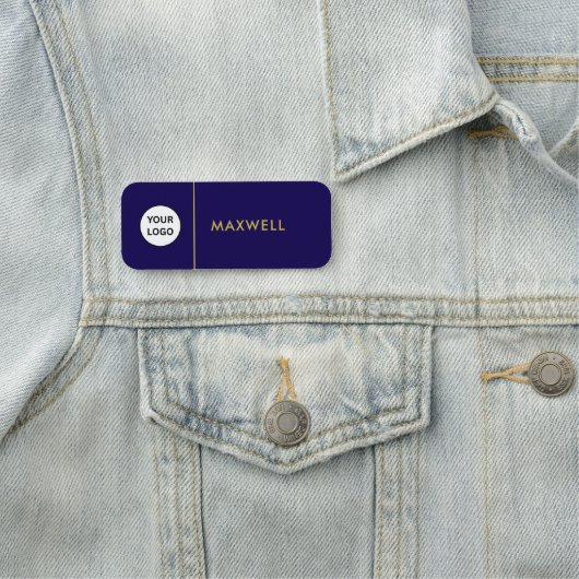 Custom Business Logo | Basic Employee Staff  名札 (インサイチュ)