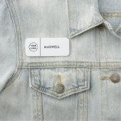 Custom Business Logo | Basic Employee Staff  名札 (インサイチュ)