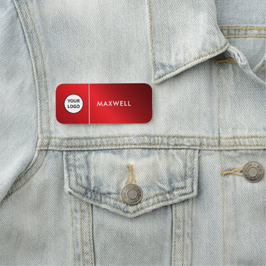 Custom Business Logo | Basic Employee Staff  名札 (インサイチュ)