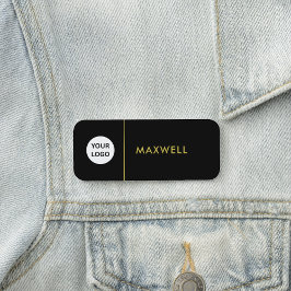 Custom Business Logo | Basic Employee Staff 名札