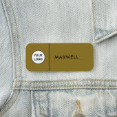 Custom Business Logo | Basic Employee Staff  名札