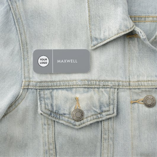 Custom Business Logo | Basic Employee Staff  名札 (インサイチュ)