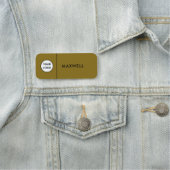 Custom Business Logo | Basic Employee Staff  名札 (インサイチュ)