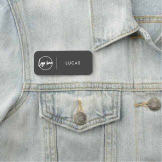 Custom Business Logo Basic Employee Staff Name  Na 名札