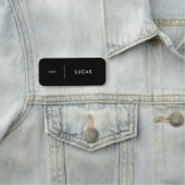 Custom Business Logo Basic Employee Staff Name  Na 名札 (インサイチュ)