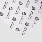 Custom Business Logo Black White Branded Packaging 薄葉紙 (詳細)