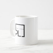 Custom Business Logo Branded  コーヒーマグカップ (正面左)