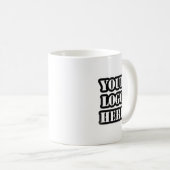 Custom Business Logo Branded Coffee Mug コーヒーマグカップ (正面右)