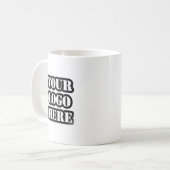 Custom Business Logo Branded Coffee Mug コーヒーマグカップ (正面左)