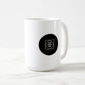 Custom Business Logo Branded Coffee Mug コーヒーマグカップ (正面右)