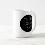 Custom Business Logo Branded  Coffee Mug コーヒーマグカップ (正面右)