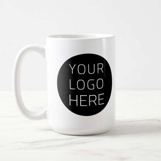Custom Business Logo Branded  Coffee Mug コーヒーマグカップ (左)