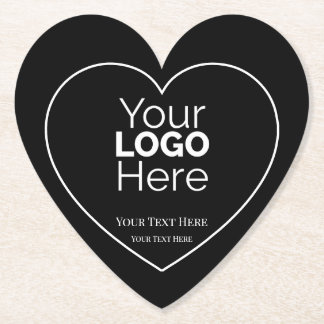 Custom Business Logo Branded Professional ペーパーコースター