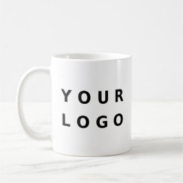 Custom Business Logo Branded Rectangular  コーヒーマグカップ