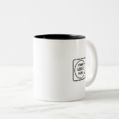 Custom Business Logo Branded Two Tone Mug ツートーンマグカップ (正面右)