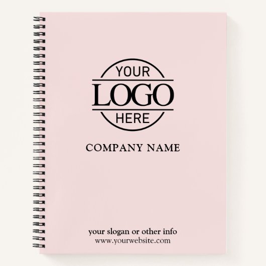 Custom Business Logo & Branding Promotional Gift ノートブック (正面)