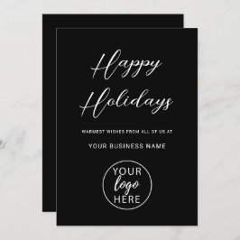 Custom Business Logo Christmas Holiday シーズンカード