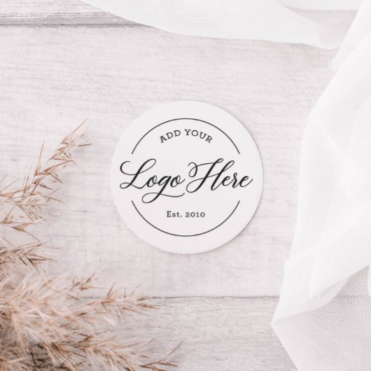 Custom Business Logo Company Branded ラウンドシール