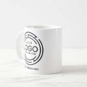 Custom Business Logo Company Branded Corporate コーヒーマグカップ (正面左)