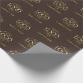 Custom Business Logo Company Name Promotional ラッピングペーパー (角)