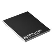 Custom Business Logo Corporate Company Modern Cool ノートパッド (アングル)