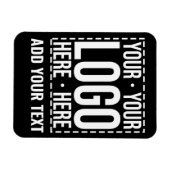 Custom Business Logo Corporate Company Modern Cool マグネット (横)
