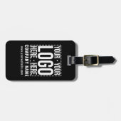 Custom Business Logo Corporate Company Modern Cool ラゲッジタグ (正面横)