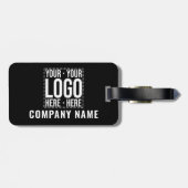 Custom Business Logo Corporate Company Modern Cool ラゲッジタグ (裏面横)