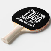 Custom Business Logo Corporate Company Modern Cool 卓球ラケット (正面アングル)