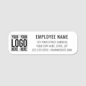 Custom Business Logo Corporate Company Modern Cool 名札 (正面)