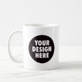 Custom Business Logo Design Two-Sided Branded コーヒーマグカップ (左)