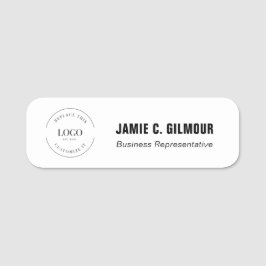 Custom Business logo Employee Magnetic  名札